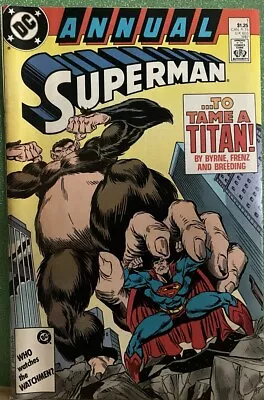 Buy SUPERMAN Annual Number 1 (1987)  MINT UNREAD • 3.50£