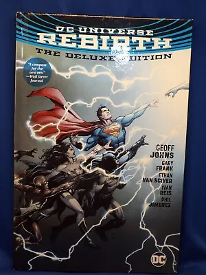 Buy DC Universe: Rebirth Deluxe Edition By Geoff Johns (2016, Hardcover) • 7.91£