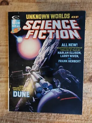 Buy UNKNOWN WORLDS OF SCIENCE-FICTION #3 Dune Frank Herbert Marvel Magazine 1975  • 14.99£