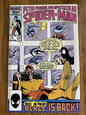 Buy Peter Parker  The Spectacular Spider-Man #123 - 1987 - Marvel Comics • 4.95£