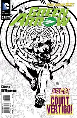 Buy Green Arrow #22 (New 52) - Variant Cover Black & White - DC Comics, Jeff Lemire • 4.99£