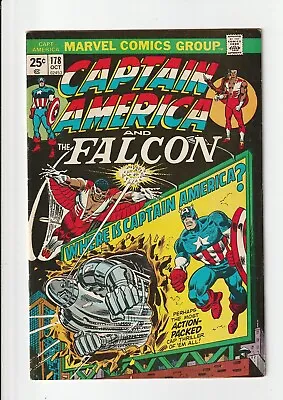 Buy Captain America #178 - Marvel, 1974 John Romita 1st Print • 5.99£