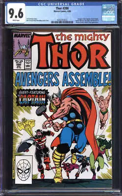 Buy Thor #390 Cgc 9.6 White Pages // Marvel Comics 1988 • 70.95£