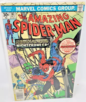 Buy Amazing Spider-man #161 Nightcrawler 1st Meeting Jigsaw 1st Cameo *1976* 8.0 • 23.92£