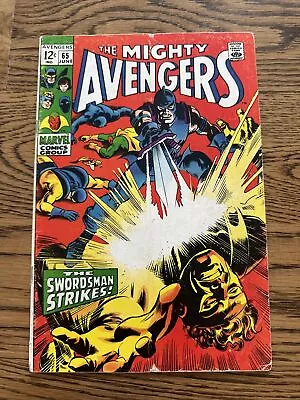 Buy Mighty Avengers #65 (Marvel Comics 1969) Partial Hawkeye Origin! VG • 14.39£
