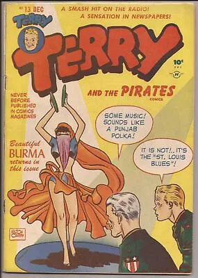 Buy Terry And The Pirates #13 - Harvey - 1948 - 10 Cent Book - Golden Age • 90.91£