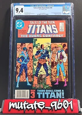 Buy Tales Of The Teen Titans #44 CGC 9.4 Newsstand Edition - 1ST NIGHTWING & JERICHO • 119.92£