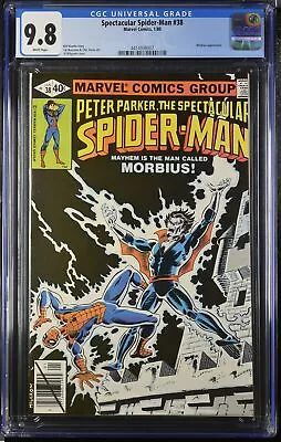 Buy Spectacular Spider-Man #38 - Marvel Comics 1980 CGC 9.8 Morbius Appearance. • 173.14£