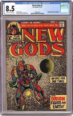 Buy New Gods #1 CGC 8.5 1971 4308363017 1st App. Orion • 206.63£