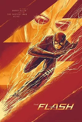 Buy The Flash By Cesar Moreno (2 Separate Prints) Both 24” X 36”! • 140.90£