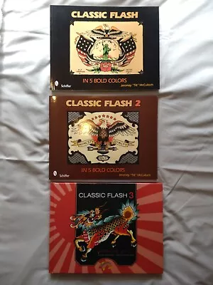 Buy Classic Flash Volumes 1,2 & 3 Tattoo Book • 50£