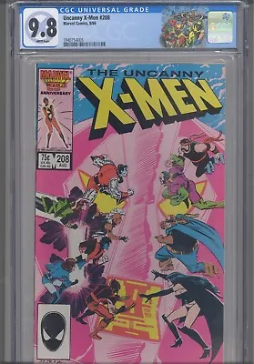 Buy Uncanny X-Men #208 CGC 9.8 1986 Marvel Comics Hellfire Club App Custom Label • 88.35£