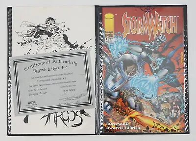 Buy Stormwatch Special #1 VF/NM Signed Ron Marz COA (19/5000) + Legends Lore Binder • 158.11£