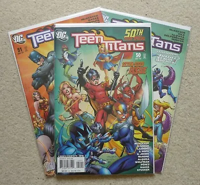 Buy Teen Titans #50, #51 & #52 FN/VFN (2007) DC Comics • 9£