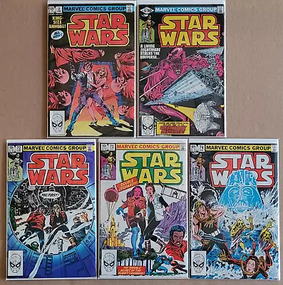 Buy Star Wars Annual 2, 46, 72, 73, 74 Marvel Comics • 14.23£