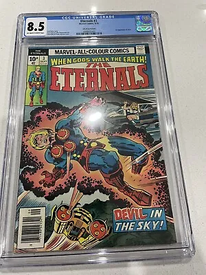 Buy Eternals #3 CGC 8.5 (1976) - 1st Sersi P Variant • 50£
