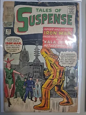 Buy Tales Of Suspense #43 - Gd 1.5 - Gold Suit 5th Ironman  ( 1963, Marvel) • 150.12£
