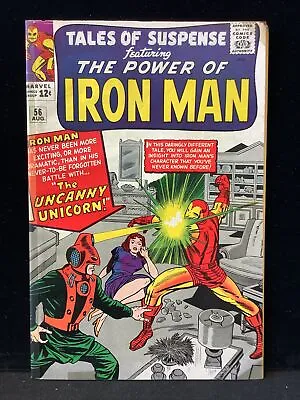 Buy TALES OF SUSPENSE #56 1st App Of Unicorn Nice Copy Unnecessary Tape On Spine + • 99.29£