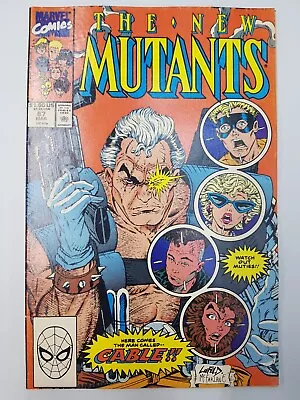 Buy The New Mutants #87 (1990) First Appearance Of Cable • 55£