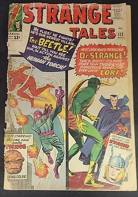 Buy Strange Tales 123 - 1st App Bettle - Dr Strange, Loki, Thor, Thing, Human Torch • 35.62£