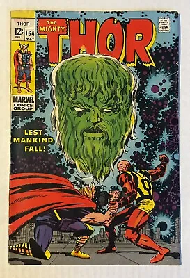Buy The Mighty Thor #164, Marvel Comics, 1969, Warlock Origin • 31.98£