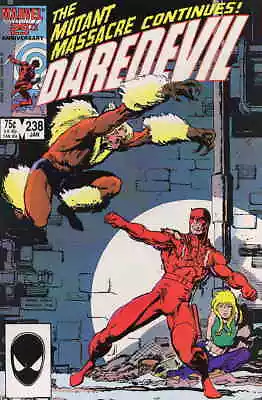 Buy Daredevil #238 FN; Marvel | Sabretooth Mutant Massacre - We Combine Shipping • 7.89£