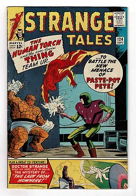 Buy Strange Tales 124   The Thing & Human Torch Stories Begin • 40.21£