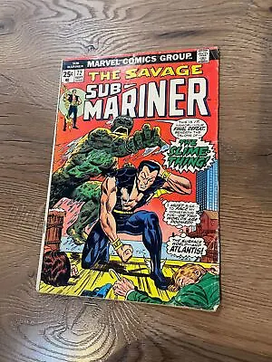 Buy Sub-Mariner #72 - Marvel Comics - 1974 - Jewelers - Back Issue • 10£