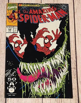 Buy Amazing Spider-man 346 NM/NM- Larsen Venom Cover • 19.71£