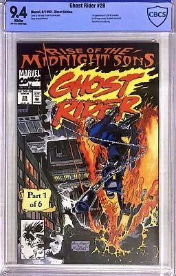 Buy Ghost Rider 28 Cbcs 9.4 Marvel 1992 V2 1st Appearance Of Midnight Sons Lilith • 27.66£