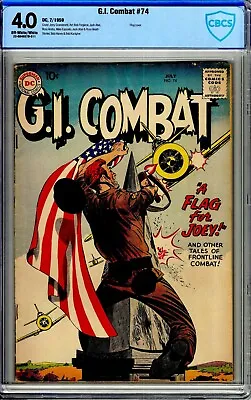 Buy G.I. Combat #74 CBCS Flag Cover Silver Age • 78.51£