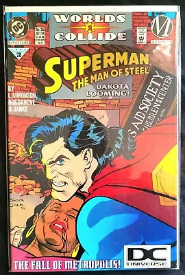 Buy Superman The Man Of Steel #28 RARE *DC Uni Logo* [NM] 1996 DC/Milestone Comic  • 27.95£