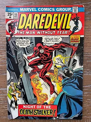 Buy Daredevil #115, Marvel, Very Fine, Death Stalks The City! • 105.49£