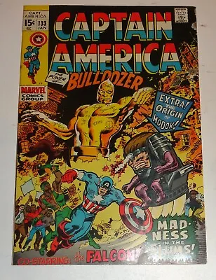 Buy Captain America #133 Gene Colan Bulldozer  9.0/9.2 1971 • 42.57£