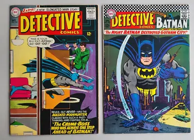 Buy Detective Comics Lot Of 2 Silver Age, 344, 362 Vg/fn Riddler App! • 20.62£