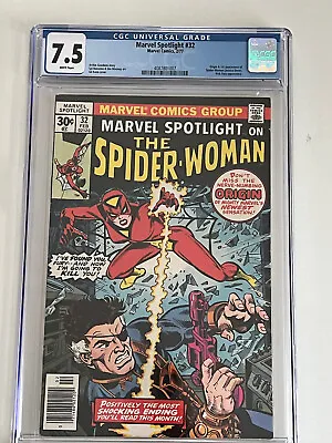 Buy 1977 Marvel Spotlight #32 First SPIDER-WOMAN!  Key Issue! CGC 7.5 • 107.25£