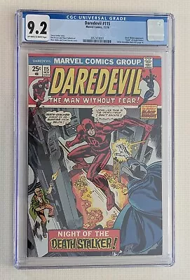 Buy Daredevil #115 1974 - Cgc 9.2  • 100.53£