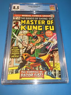 Buy Master Of Kung Fu #29 Bronze Age 1st Razor-Fist CGC 8.5 VF+ Beauty Wow • 71.15£