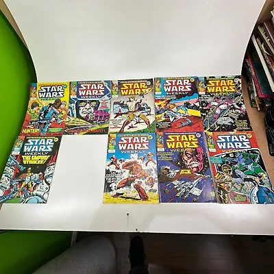 Buy 9x Star Wars Weekly Issues 31-40 (no 37) Marvel Comics Graphic Novels Bundle • 34.99£