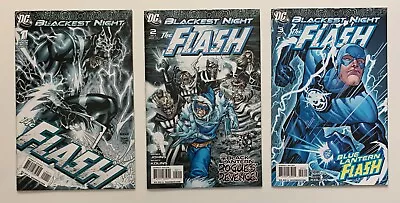 Buy Flash Blackest Night #1, 2 & 3 Complete Series. DC 2009. NM Condition. • 29.50£