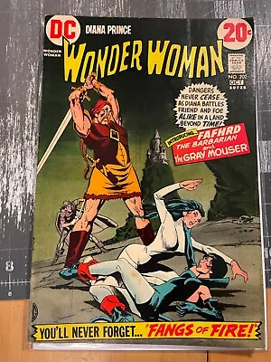 Buy Wonder Woman #202 Dc Comics 1972 1st Fafhrd & The Grey Mouser.combined Shipping • 31.60£