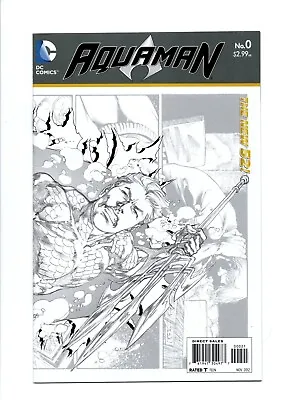 Buy AQUAMAN #0,  Wraparound Sketch Variant, Vol. 7,  New 52,  DC Comics,  2012 • 6.99£