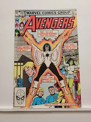 Buy 1982 Marvel The Avengers #227 F/VF 7.0 2nd Appearance Of Captain Marvel • 8£