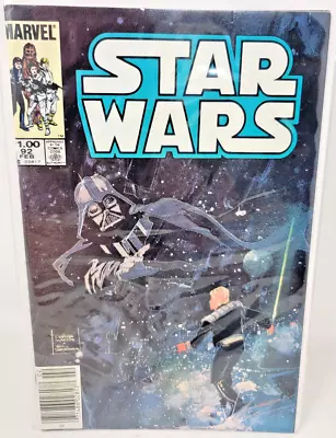 Buy Star Wars #92 Cynthia Martin Cover Art *1985* Marvel Low Print Newsstand 8.5* • 11.39£