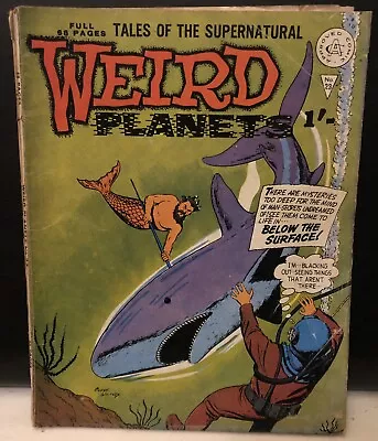Buy WEIRD PLANETS #27 Comic Alan Class Silver Age UK Comic Silver Age Reader Copy • 5£