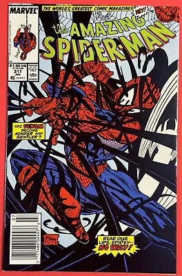 Buy Amazing Spider-man #317 (marvel 1989) Key Venom Newsstand | Todd Mcfarlane • 15.86£