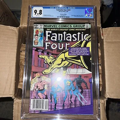 Buy Fantastic Four 241 CGC 9.8 Marvel 1982 Direct Ed. 1st Print • 76.02£