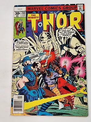 Buy The Mighty Thor 260 MARK JEWELERS VARIANT NEWSSTAND Bronze Age 1977 • 11.85£