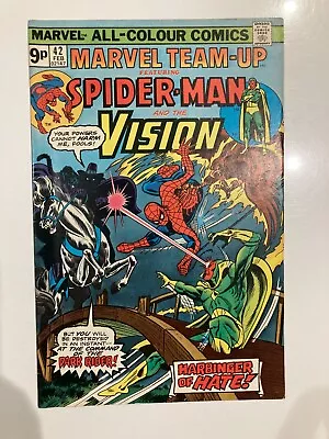 Buy Marvel Team-Up 42 1976 Good Condition Spider-Man & Vision • 6.50£