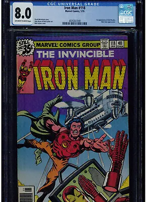 Buy Iron Man #118 Cgc 8.0 Owtw Pages 1979 1st Appearance Of Jim Rhodes Bob Layton • 70.58£